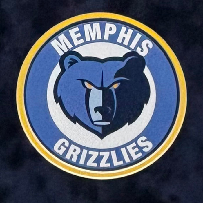 Ja Morant Signed Memphis Blue Custom Suede Matte Framed Basketball Jersey (Beckett)