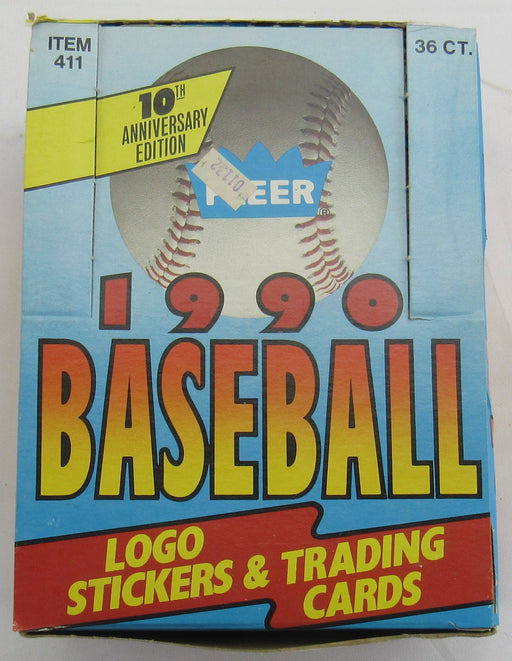 1990 Fleer Baseball Wax Pack Box