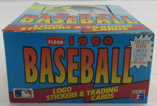 1990 Fleer Baseball Wax Pack Box