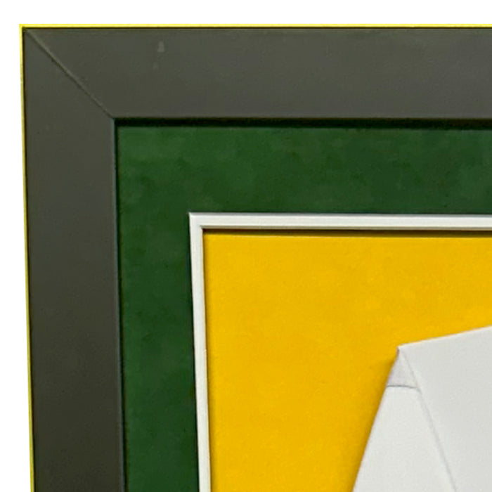 Rickey Henderson Signed Oakland White Custom Double-Suede Framed baseball Jersey (JSA)