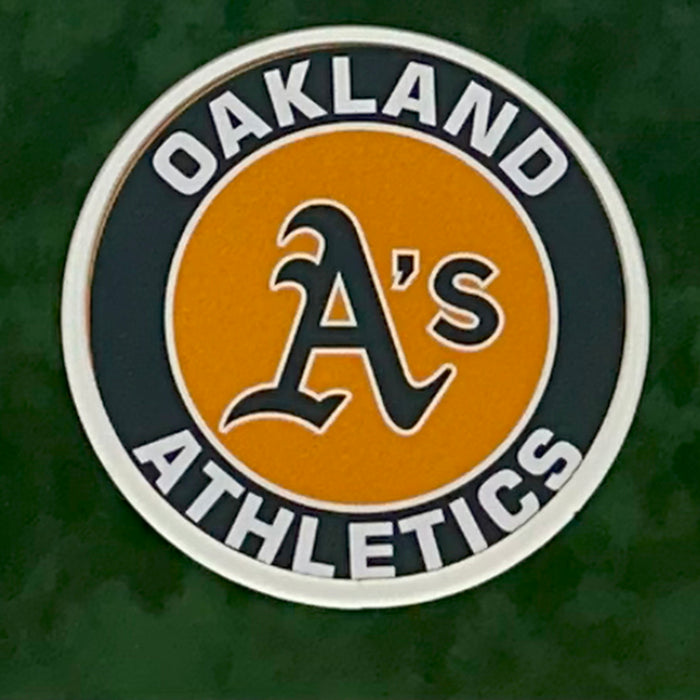 Rickey Henderson Signed Oakland White Custom Double-Suede Framed baseball Jersey (JSA)