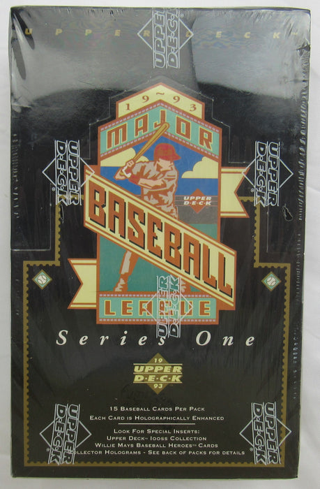 1993 Upper Deck Baseball Series 1 Wax Box - Piazza RC