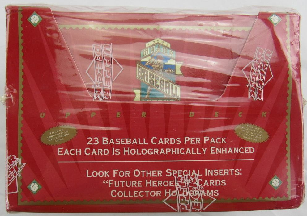 1993 Upper Deck Baseball Series 2 Baseball Jumbo Box - Derek Jeter RC