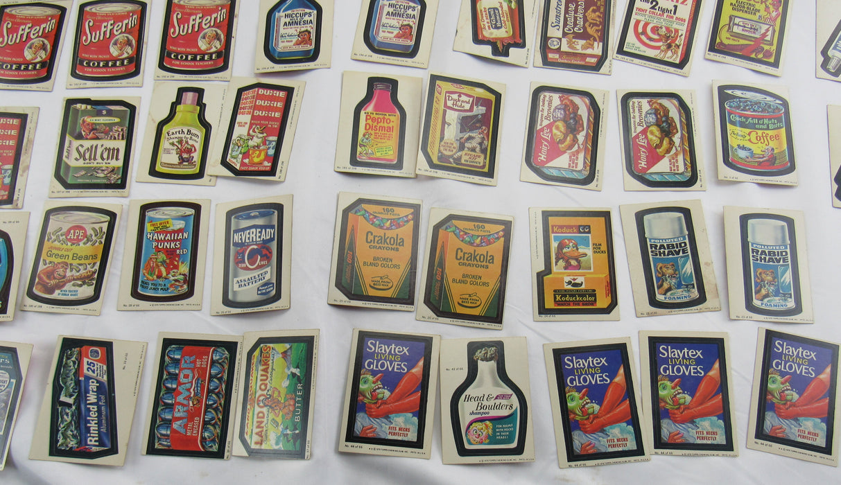 1980 Topps Wacky Package Lot - Series 1,2,3 - 175 Card Lot