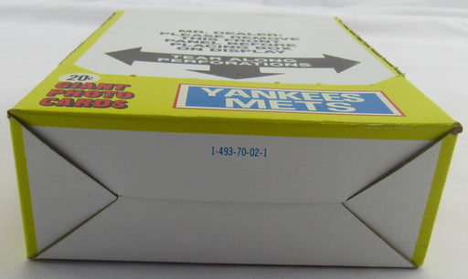 1981 Topps Mets & Yankees Giant Photo Cards Factory Box
