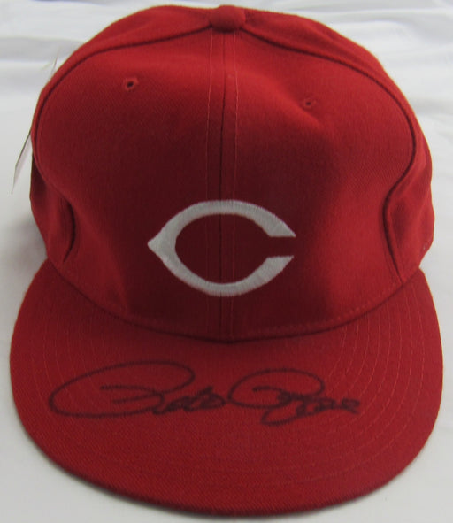 Pete Rose Signed Auto Hat Beckett E67928