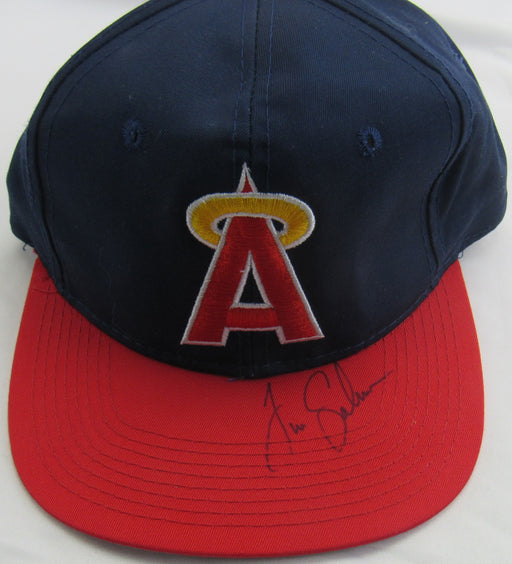 Tim Salmon Signed Auto Hat JSA EE11993