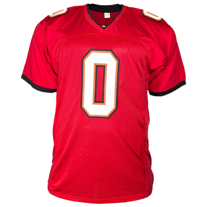 YaYa Diaby Signed Tampa Bay Red Football Jersey (Beckett)