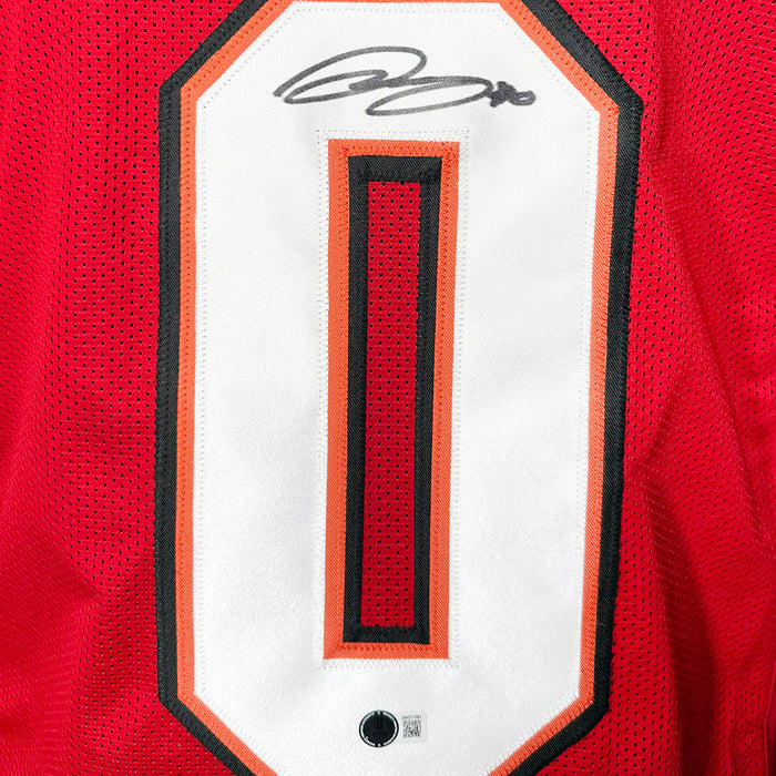 YaYa Diaby Signed Tampa Bay Red Football Jersey (Beckett)