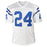 Lenny Moore Signed Baltimore White Football Jersey (JSA)