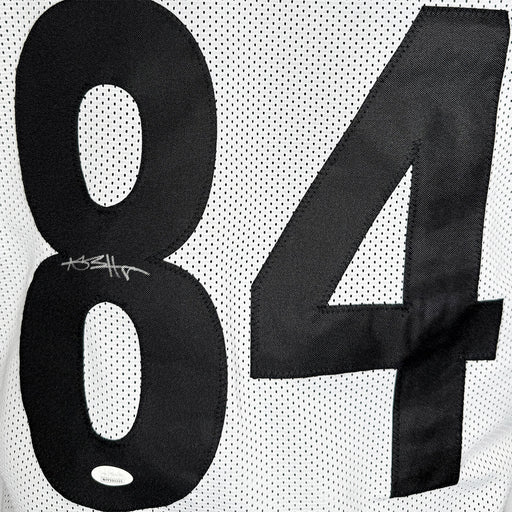 Antonio Brown Signed Pittsburgh White Football Jersey (JSA)