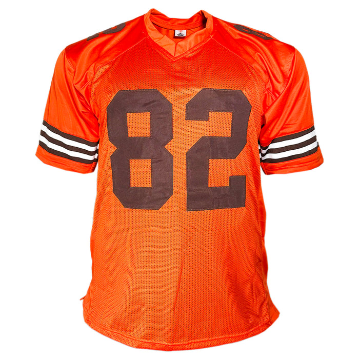 Ozzie Newsome Signed Cleveland Inverted Orange Football Jersey (JSA)