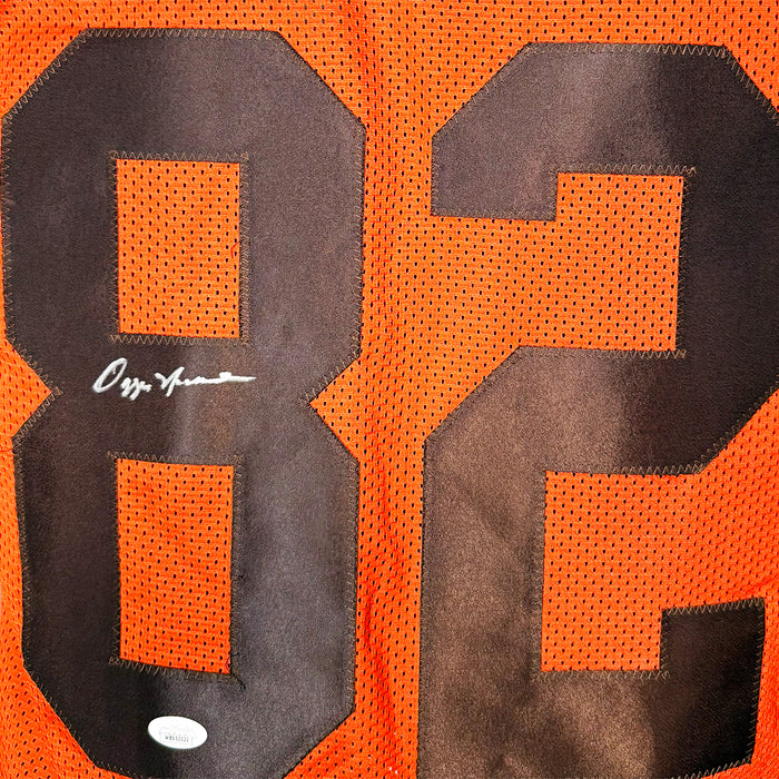Ozzie Newsome Signed Cleveland Inverted Orange Football Jersey (JSA)