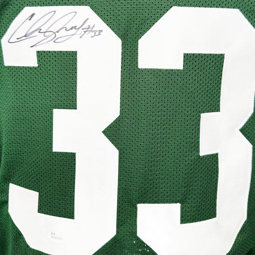 Chris Ivory Signed New York Green Football Jersey (JSA)