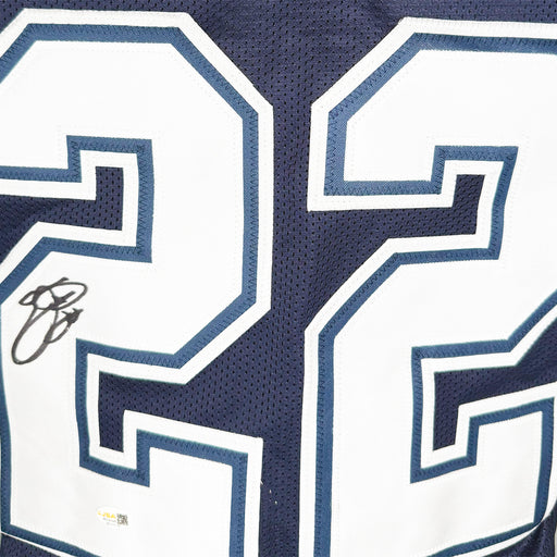 Emmitt Smith Signed Dallas Blue Football Jersey (JSA)