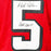 Morten Andersen Signed HOF 2017 Inscription Atlanta Red Football Jersey (JSA)