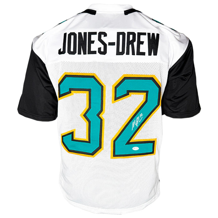 Maurice Jones-Drew Signed Jacksonville White Football Jersey (JSA)
