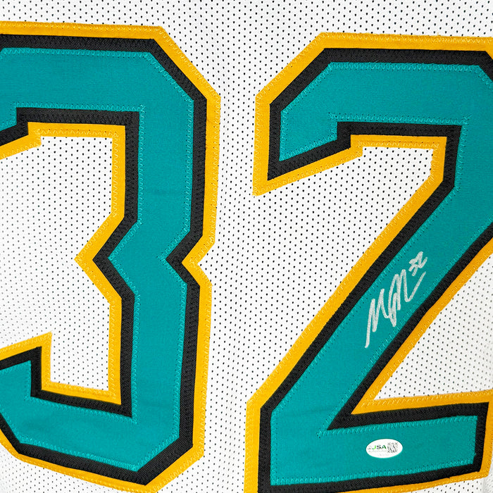 Maurice Jones-Drew Signed Jacksonville White Football Jersey (JSA)