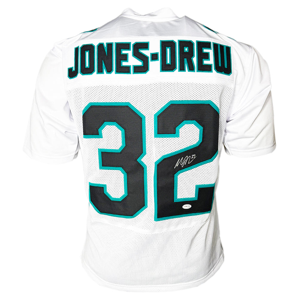 Maurice Jones-Drew Signed Jacksonville White Away Jersey Football Jersey (JSA)