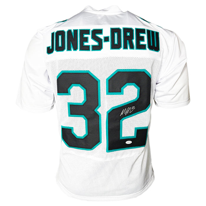 Maurice Jones-Drew Signed Jacksonville White Away Jersey Football Jersey (JSA)