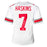 Dwayne Haskins Signed Ohio State College White Football Jersey (JSA)