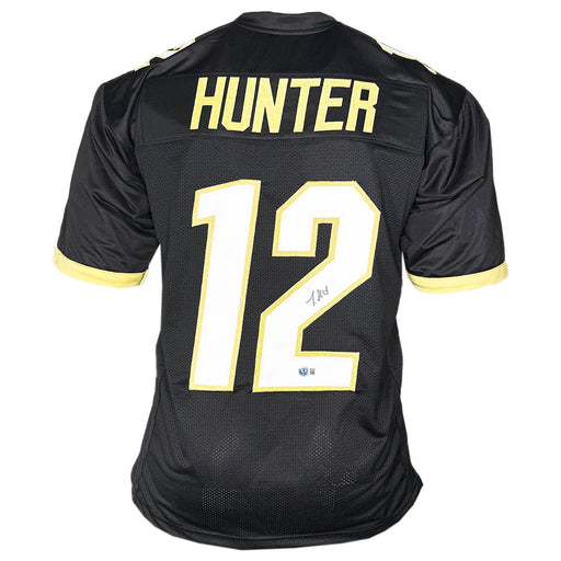 Travis Hunter Signed Colorado College Black Football Jersey (Beckett)