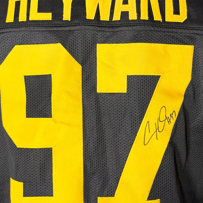Cam Heyward Signed Pittsburgh Color Rush Football Jersey (Beckett)