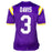 Craig Davis Signed LSU College Purple Football Jersey (JSA)