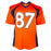 Ed McCaffrey Signed Denver Orange Football Jersey (Beckett)