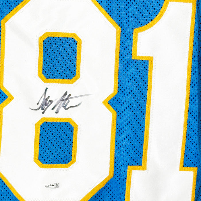 Tony Martin Signed San Diego Light Blue Football Jersey (JSA)