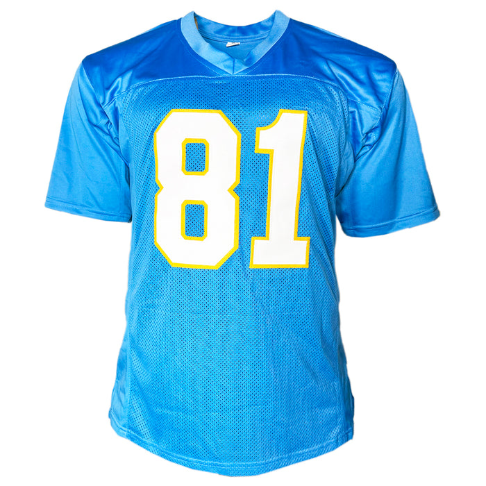 Tony Martin Signed San Diego Light Blue Football Jersey (JSA)