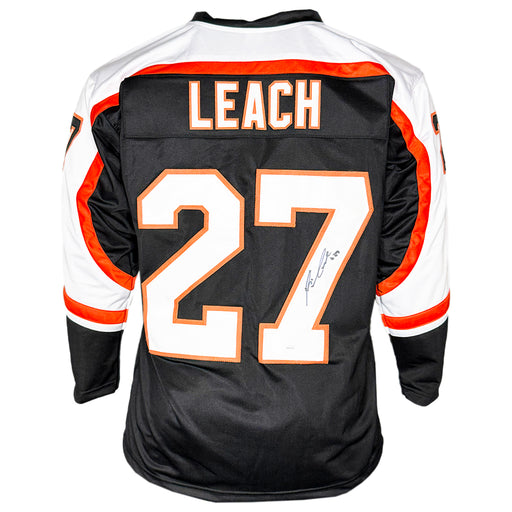 Reggie Leach Signed Philadelphia Black Hockey Jersey (JSA)