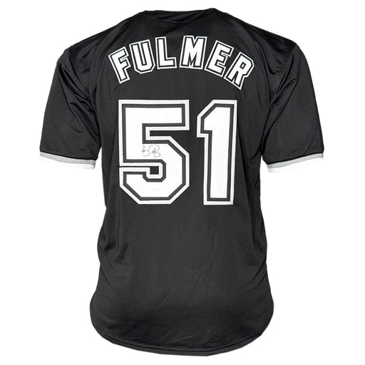 Carson Fulmer Signed Chicago Black Baseball Jersey (JSA)