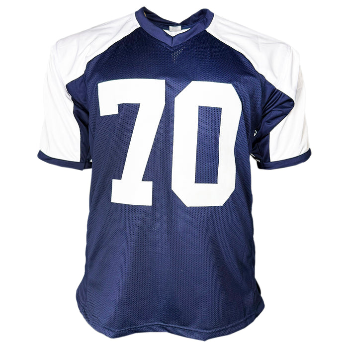 Zack Martin Signed Dallas Thanksgiving Football Jersey (Beckett)