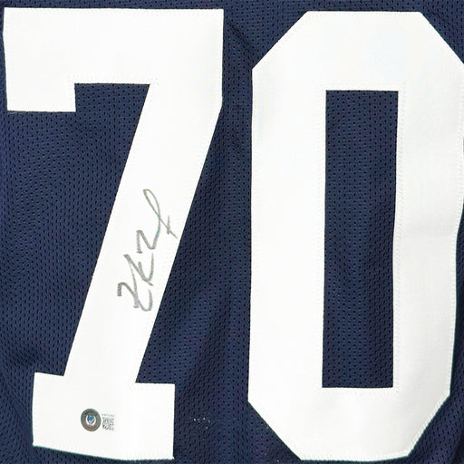 Zack Martin Signed Dallas Thanksgiving Football Jersey (Beckett)