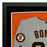 Barry Bonds Signed Authentic Giants Custom Suede Matte Framed Baseball Jersey