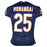 Kyle Monangai Signed Chicago Navy Game Style Football Jersey (PSA)