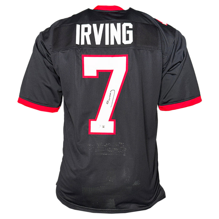 Bucky Irving Signed Tampa Bay Black Football Jersey (Beckett)