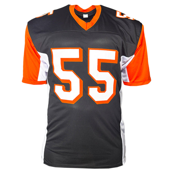 Keith Rivers Signed Cincinnati Black Football Jersey (JSA)
