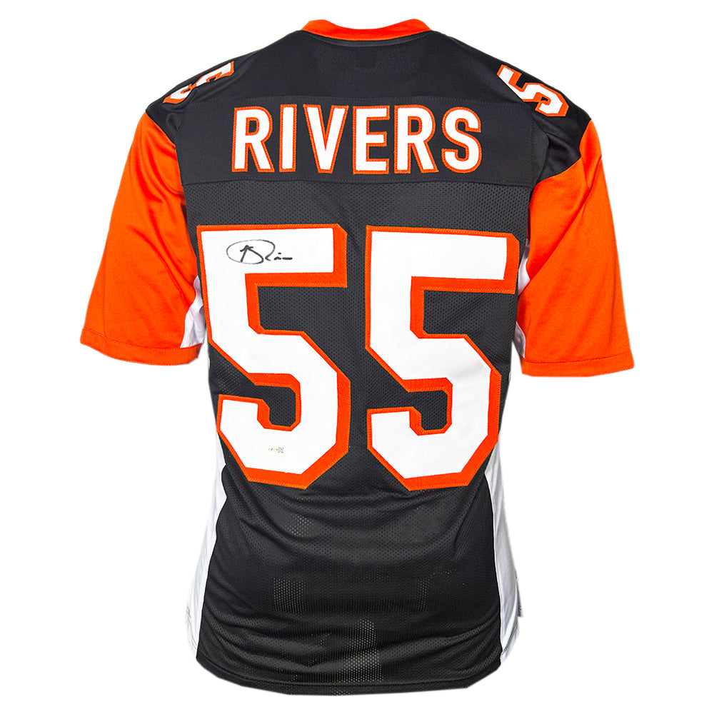 Keith Rivers Signed Cincinnati Black Football Jersey (JSA)