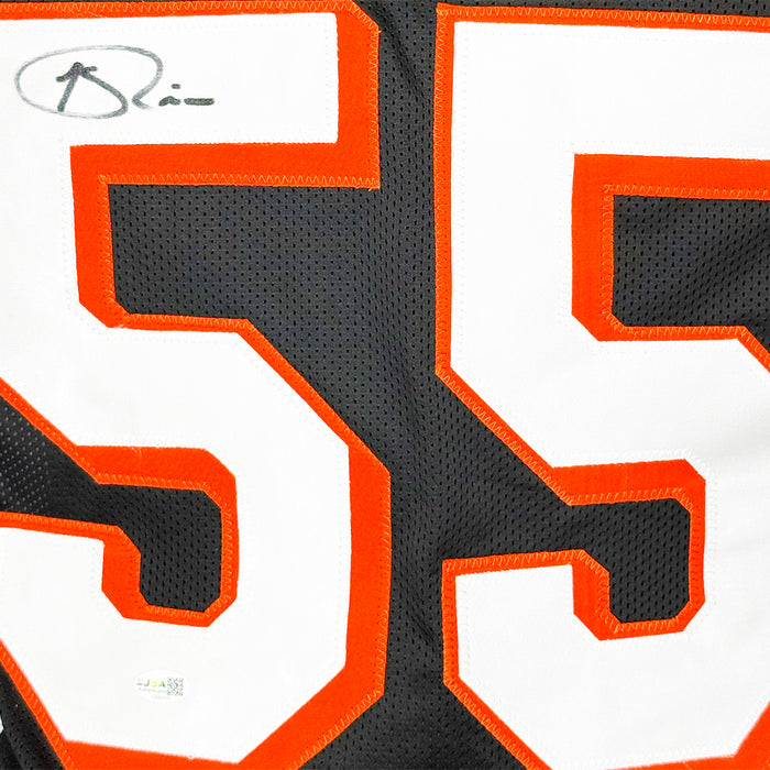 Keith Rivers Signed Cincinnati Black Football Jersey (JSA)