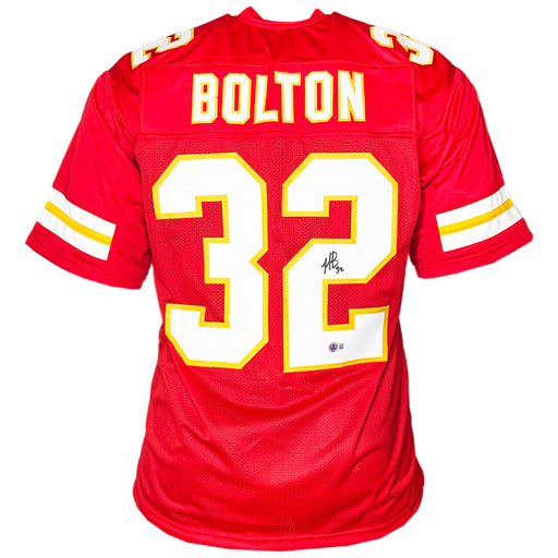 Nick Bolton Signed Kansas City Red Football Jersey (Beckett)