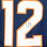 RJ Harvey Signed Denver Navy Football Jersey (JSA)