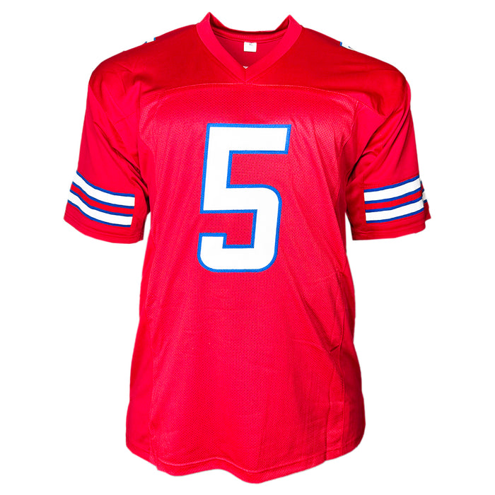 Josh Palmer Signed Buffalo Red Football Jersey (Beckett)