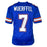 Danny Wuerffel Signed 96 Heisman Inscription Florida College Blue Football Jersey (Beckett)