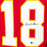 Emmitt Thomas Signed Kansas City Red Football Jersey (Beckett)