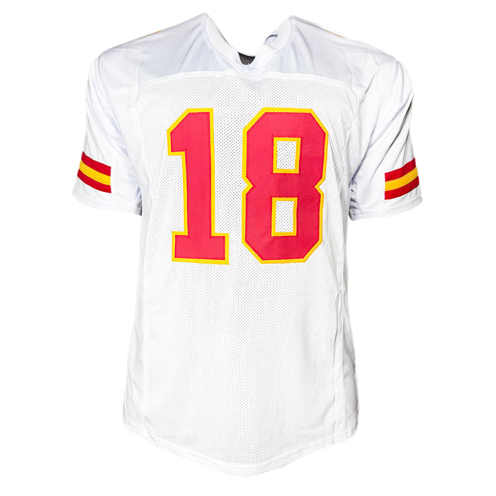 Emmitt Thomas Signed Kansas City White Football Jersey (Beckett)