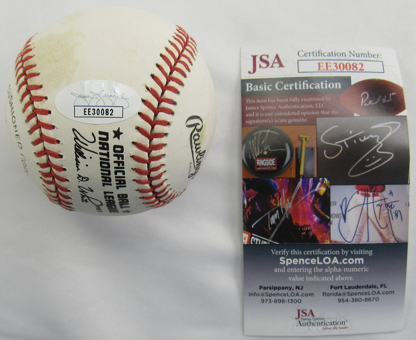 Gregg Jeffries Signed Auto Rawlings Baseball JSA EE30082