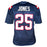 Marcus Jones Signed New England Blue Football Jersey (Beckett)
