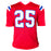 Marcus Jones Signed New England Red Football Jersey (Beckett)